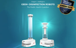 Geek+ Disinfection Robots Lavender and Jasmin
