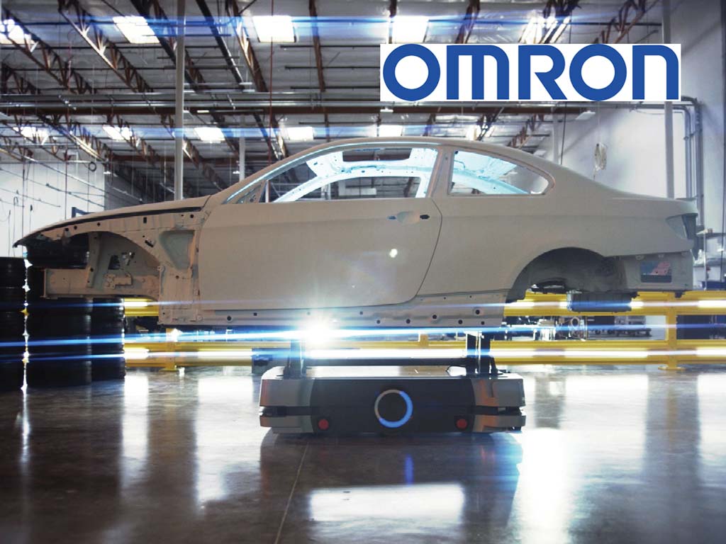 OMRON HD-1500 moves a car chassis