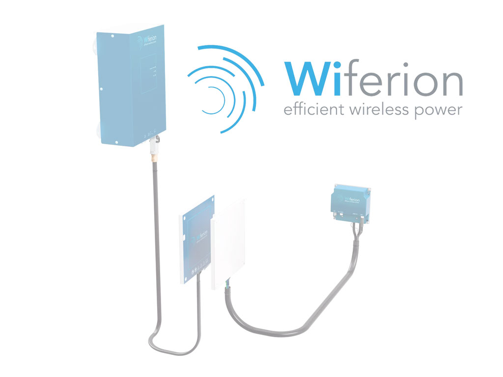 wiferion logo and image of charging plate
