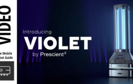 Image of Violet the world's most advanced autonomous UV robot