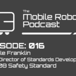 Podcast cover page for the mobile robot guide interview with carole franklin