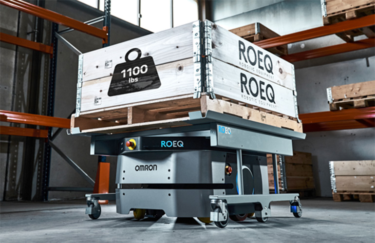 ROEQ Cart500 with payload on top.