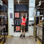 Geek+ robots operate in CEVA Logistics' new distribution center.