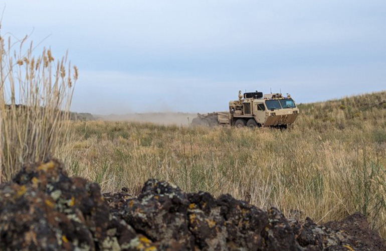 The Army is looking for systems that can provide uncrewed operation of tactical wheeled vehicles in support of logistics operations. | Source: U.S. Army.