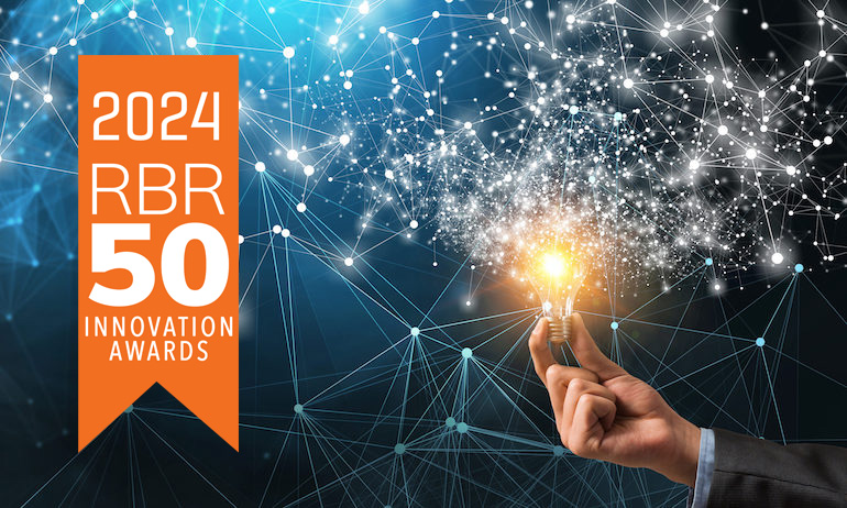 featured image of the rbr50 2024 banner and a hand holding a light bulb.