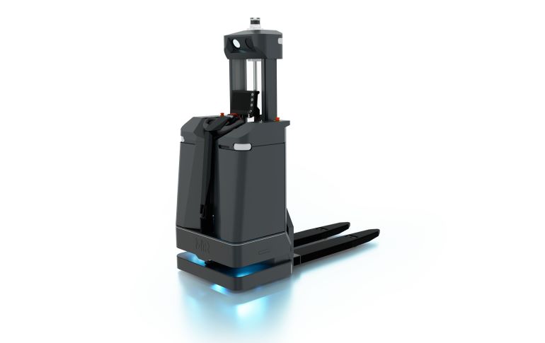 NVIDIA provided new AI capabilities for the MiR1200 Pallet Jack. Source: Mobile Industrial Robots