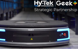 Ky-Tek Intralogistics and Geek+ have expanded their partnership.