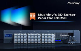 Mushiny 3D Sorter recognized for pioneering smart logistics by the RBR50 Robotics Innovation Awards