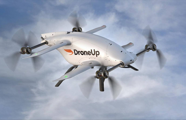 DroneUp delivery drone. 